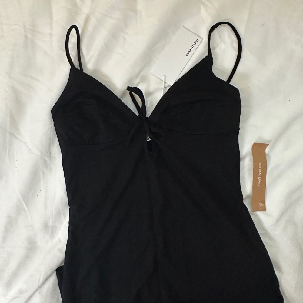 black reformation dress